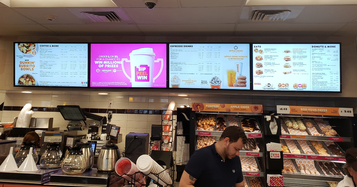 Dunkin' fall menu