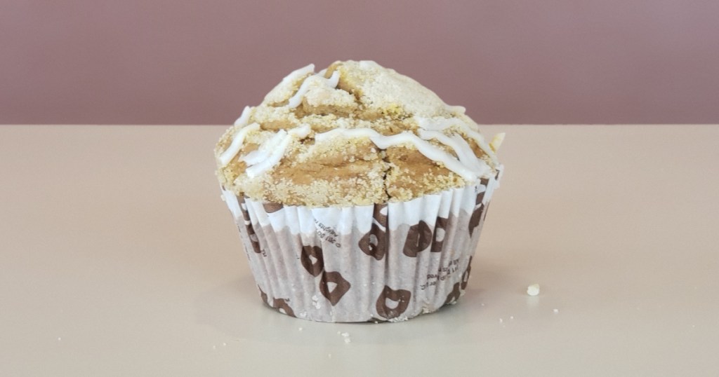 Dunkin' Pumpkin muffin