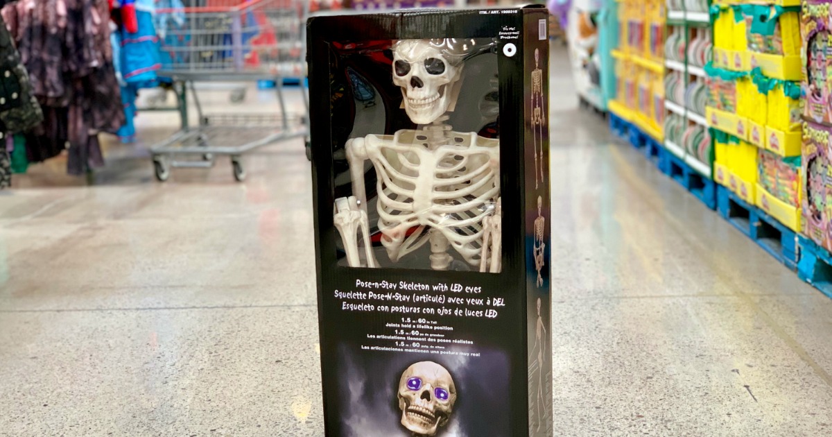 skeleton in box at Costco