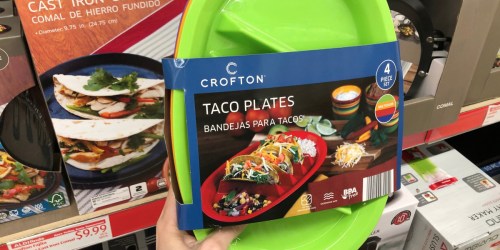 4-Pack Taco Plates Only $4.99 at ALDI | Perfect for Taco Tuesday