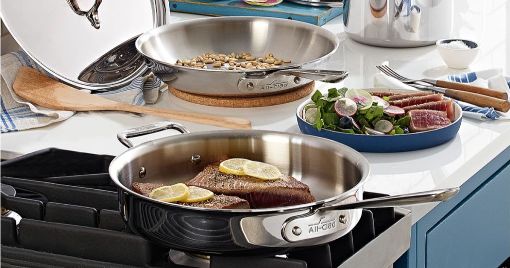 All-Clad Stainless Steel 7-Pc. Cookware Set