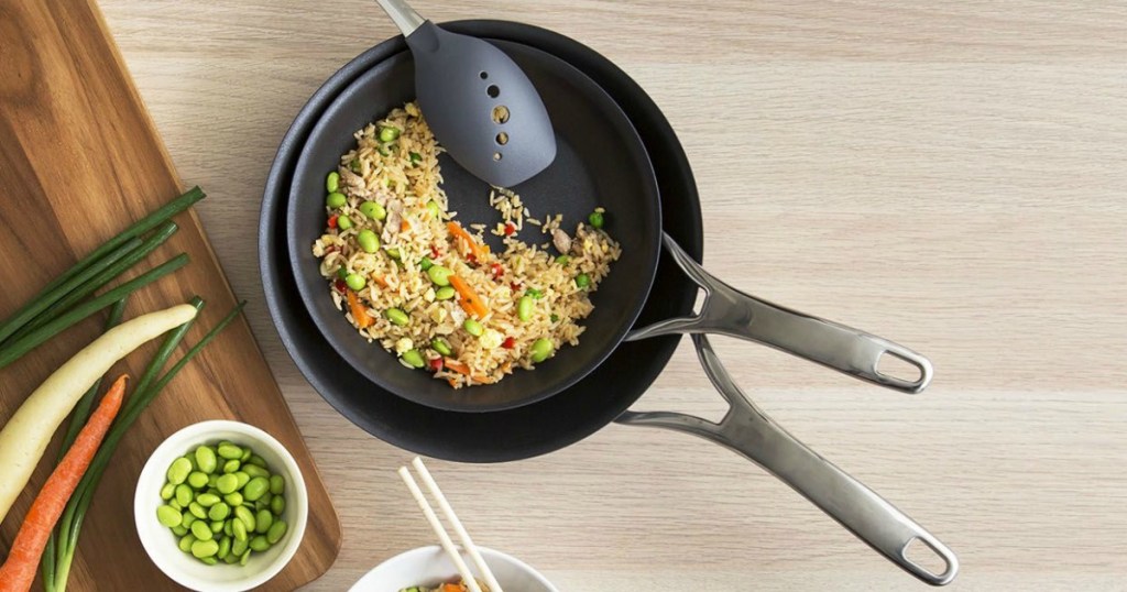 Anolon Nouvelle Hard-Anodized Copper 8.5" & 10" Skillet Set