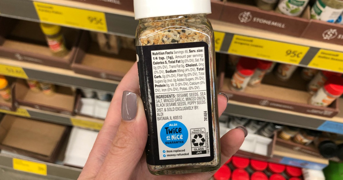 Who Needs the Bagel Seasoning ingredient label