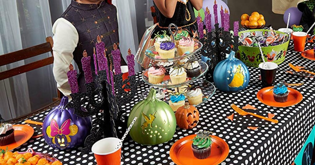 Halloween party with Disney decorations