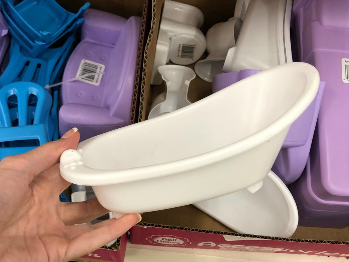 Doll Tub at Dollar Tree