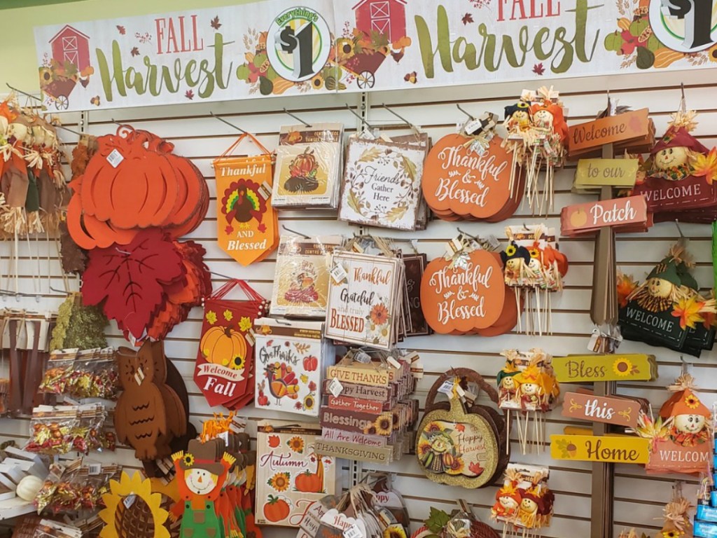 Dollar Tree Fall Harvest Decor