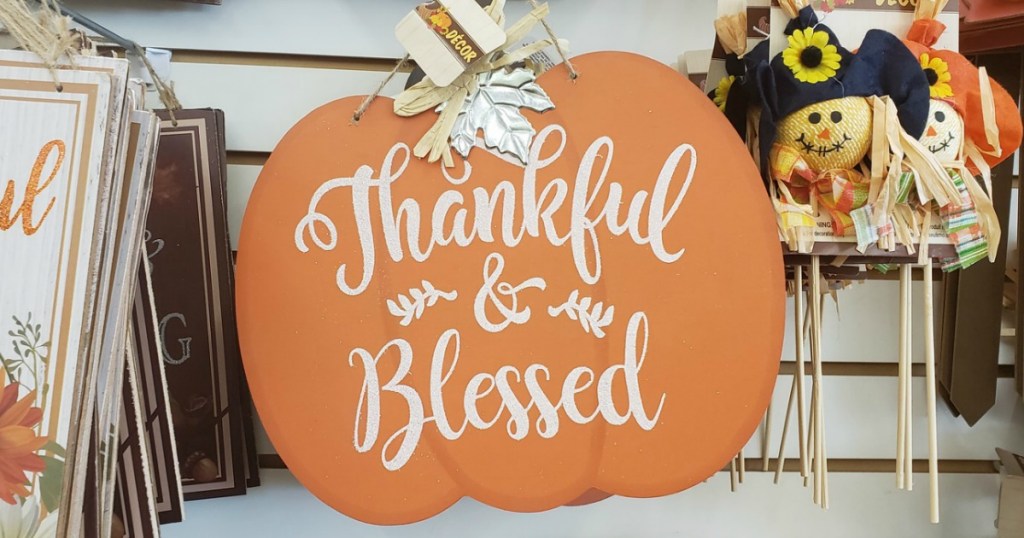 Dollar Tree Thankful & Blessed