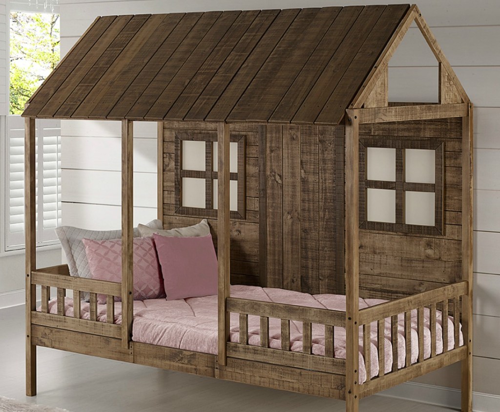 front porch bed in bedroom