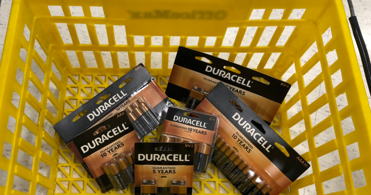 Duracell Batteries In Office Max Basket