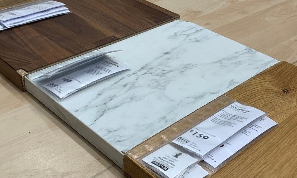 ikea marble countertop sample