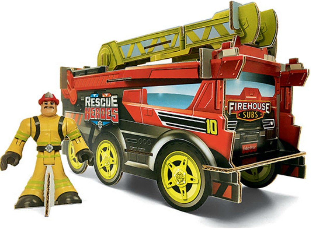 Build-your-own fire truck and hero set from Firehouse Subs