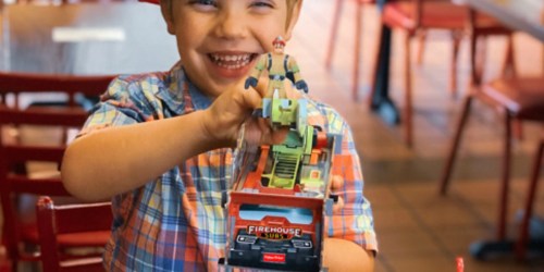 FREE Fisher-Price Rescue Heroes Fire Truck w/ Kids Combo Purchase at Firehouse Subs