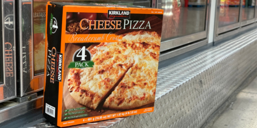 Kirkland Signature Cheese Pizza 4-Packs Only $4.99 at Costco (Just $1.25 Each)