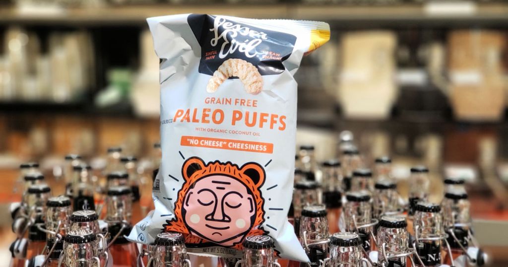 LesserEvil Paleo Puffs in whole foods
