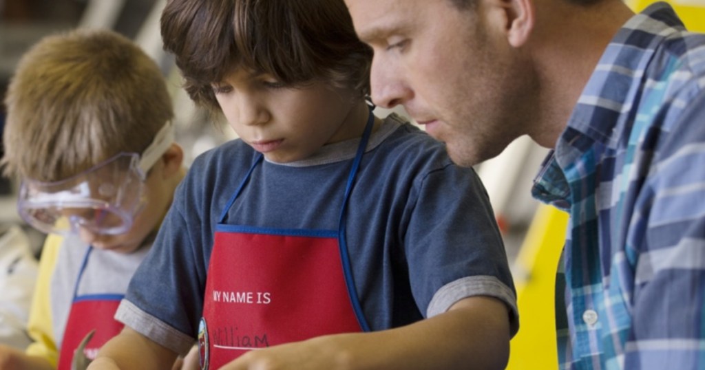 kids at build and grow event