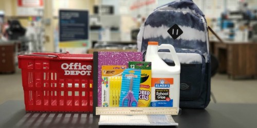 Office Depot School Supply Deals 8/4-8/10 | FREE Batteries, $10 Backpacks & More