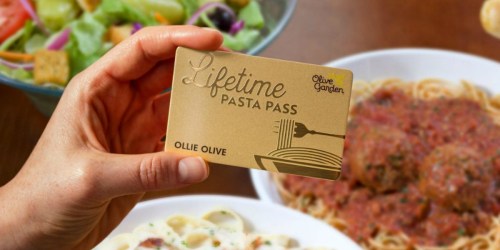 Olive Garden Lifetime Pasta Pass