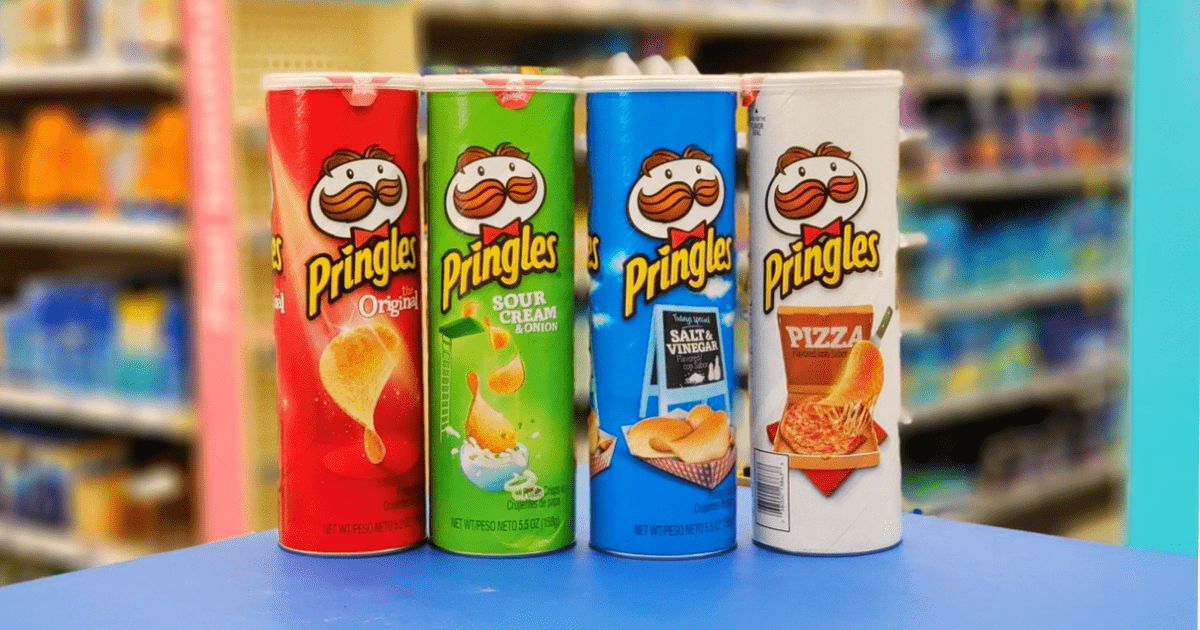 Pringles Cans in store