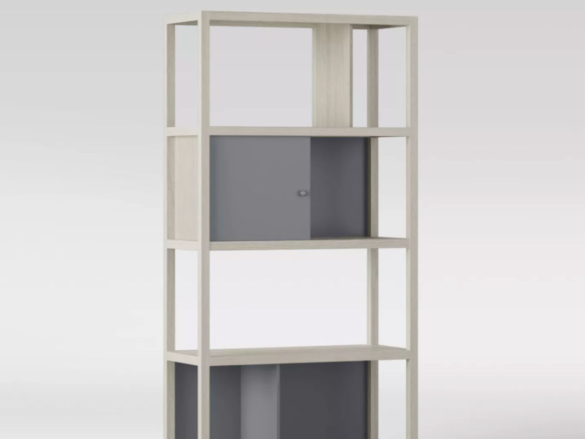 White project 62 bookshelf