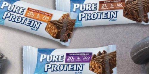 Pure Protein Bar 18-Count Variety Pack Only $11.38 Shipped at Amazon | Just 63¢ Per Bar