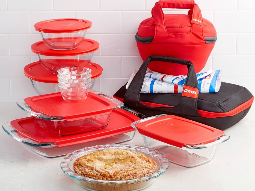 Pyrex 21-piece prep and bake set