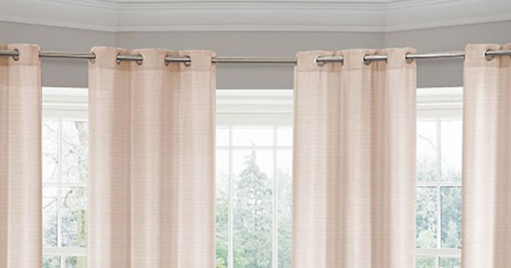 Blush colored S.L. Home Fashions Curtain