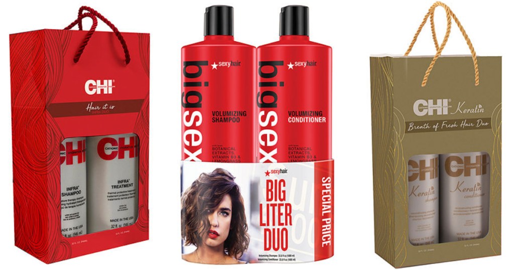 3 liter sets of salon hair care