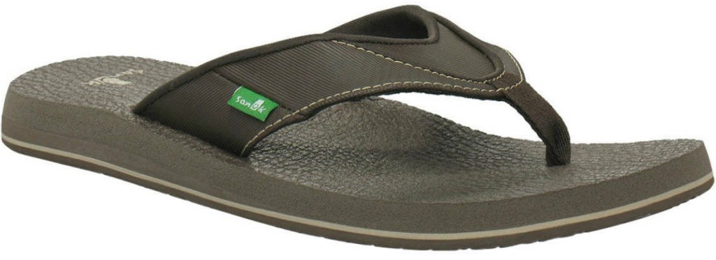 Men's single beer cozy Sanuk flip flop