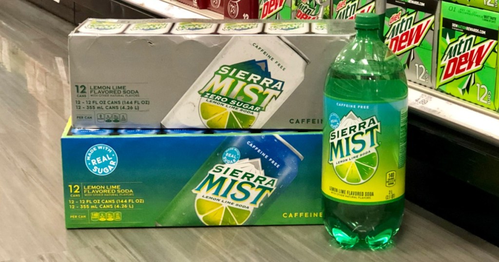 Sierra Mist soda at Target