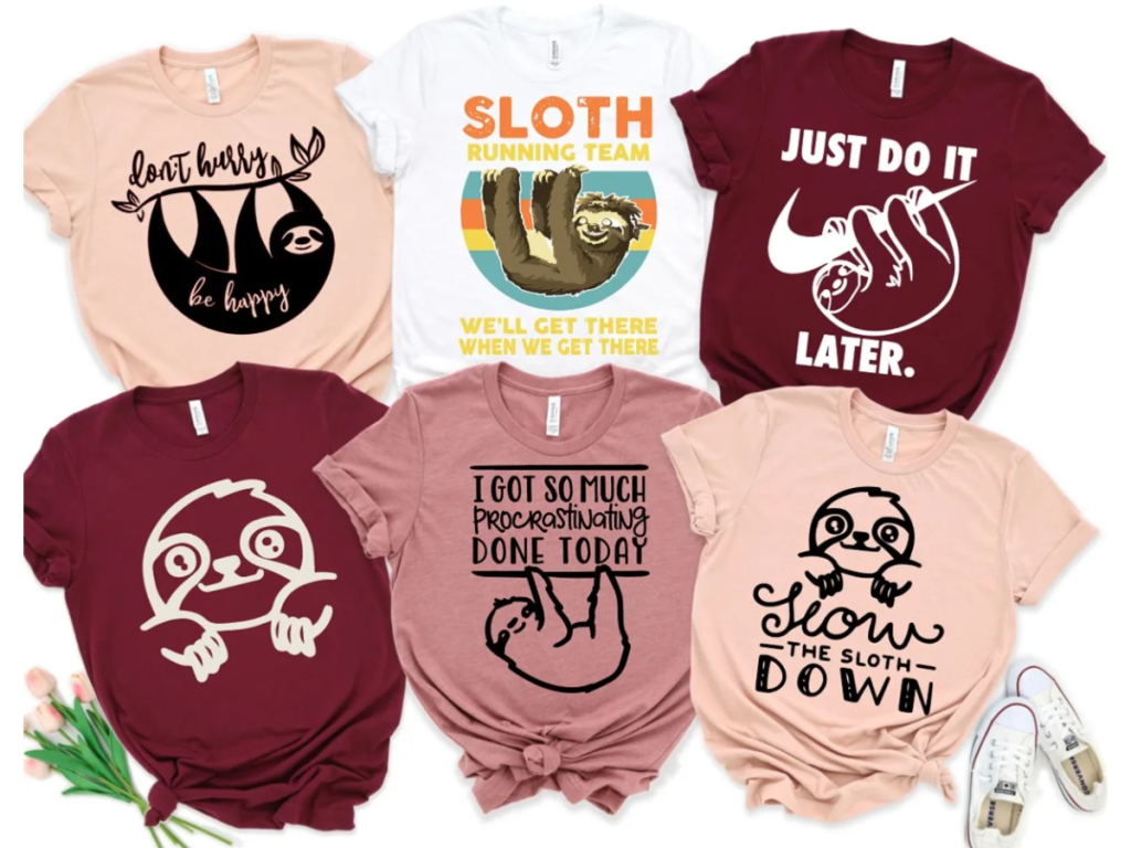 Sloth Tees