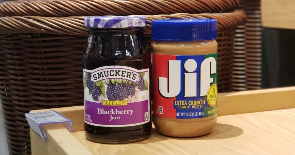 Smucker's and Jif Peanut Butter at Target