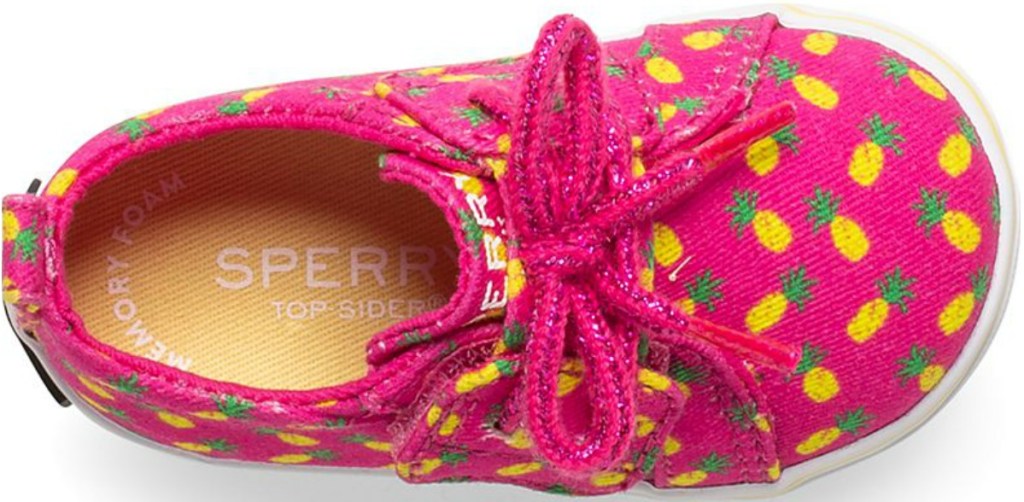 Sperry pineapple Crib shoes