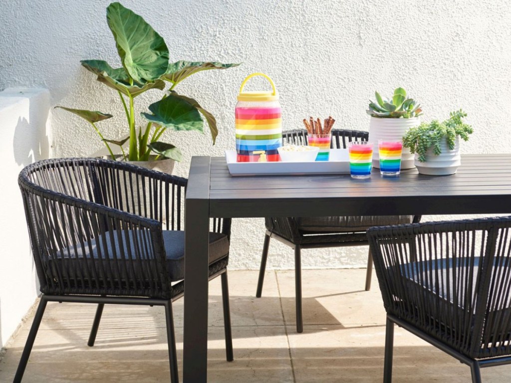 Standish Slat Top Patio Dining Table - Project 62