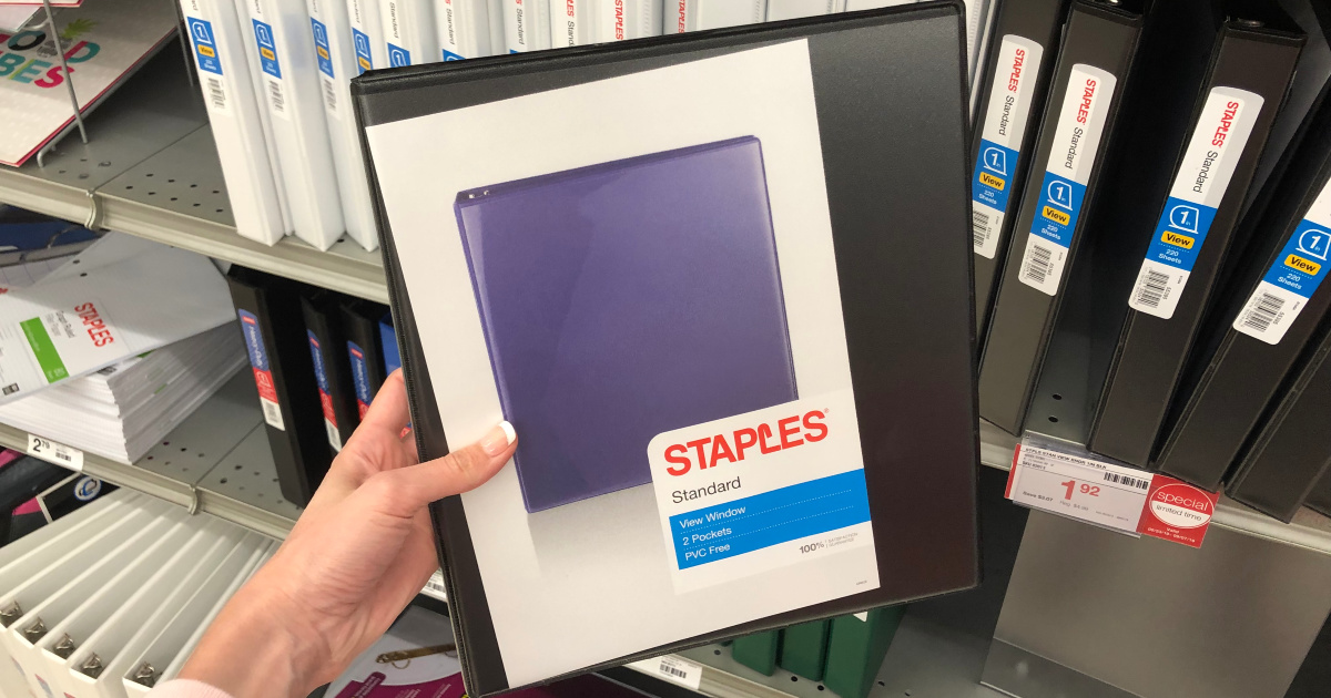 Staples Binder