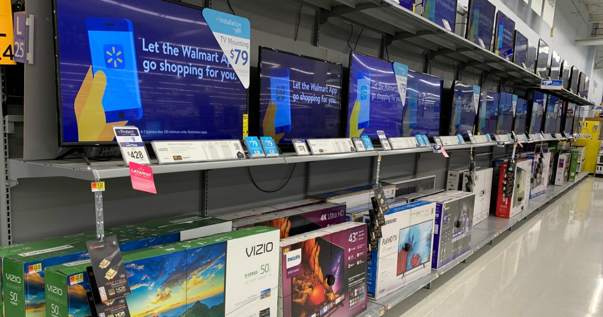 TVs at Walmart