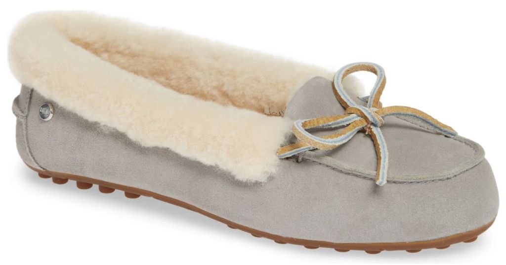 Grey UGG Solano Slippers