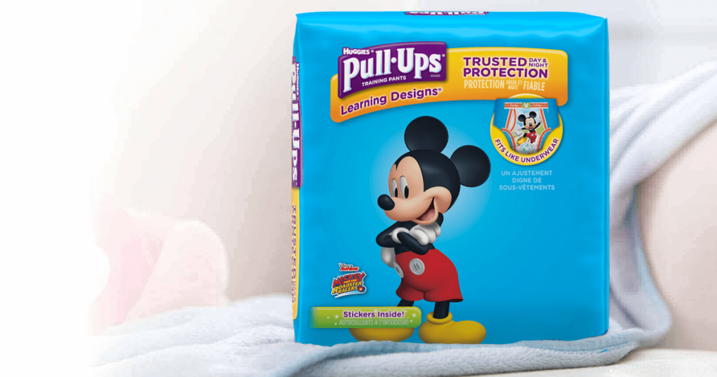 mickey mouse pull ups on couch