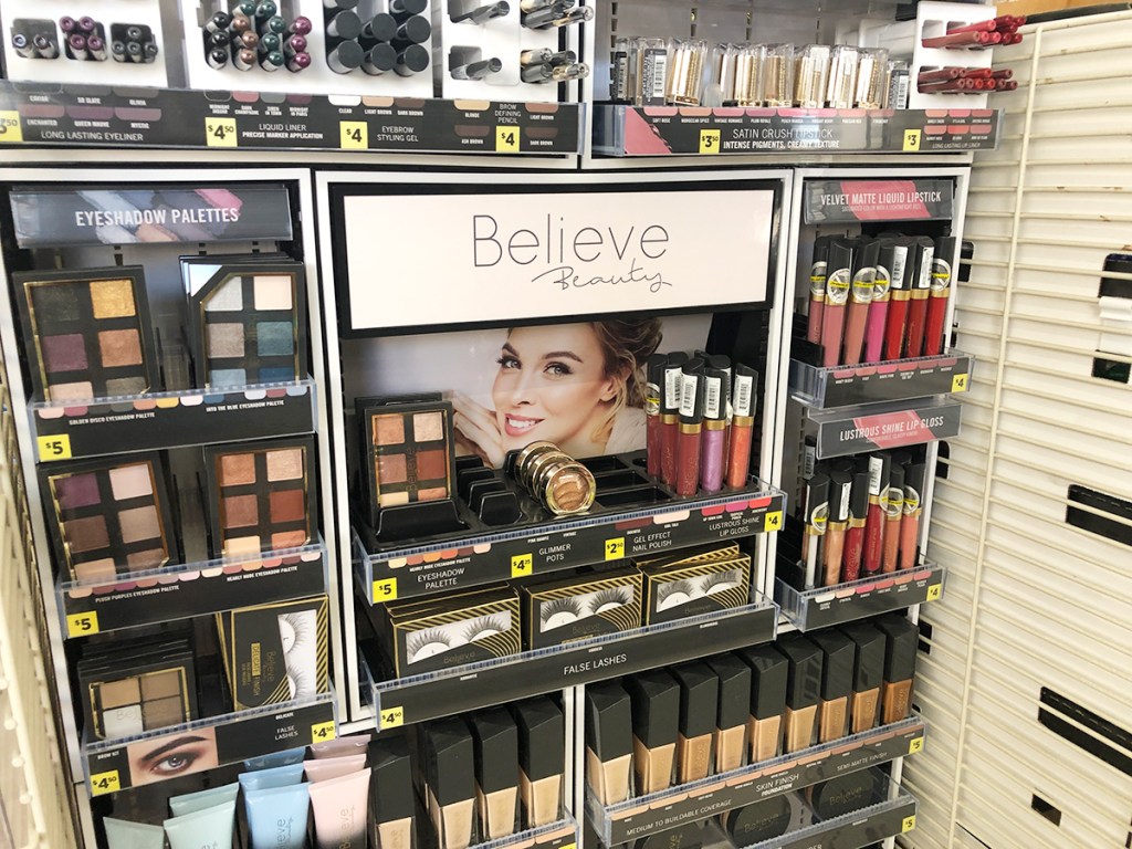 believe beauty section at dollar general 
