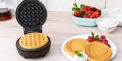 Bella Mini Waffle Makers as Low as $10.99 at Macy’s | Heart & Smiley Face Iron Options