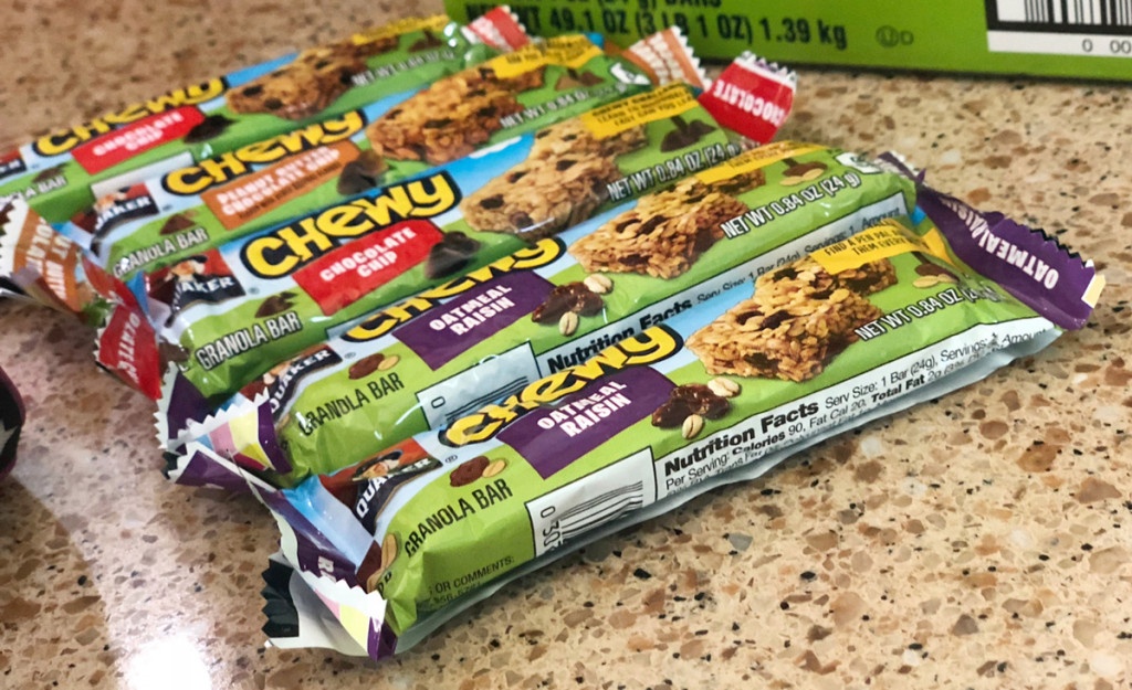 Quaker Chewy Granola Bars from Amazon snack deals