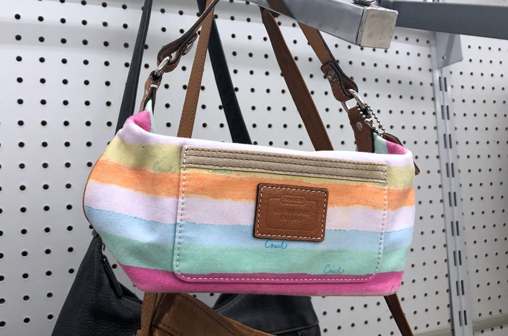 designer coach fanny pack found at a thrift store similar to the savers near me