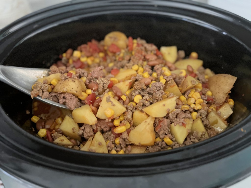 cowboy supper after cooking