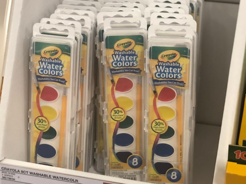 Crayola watercolor paint sets
