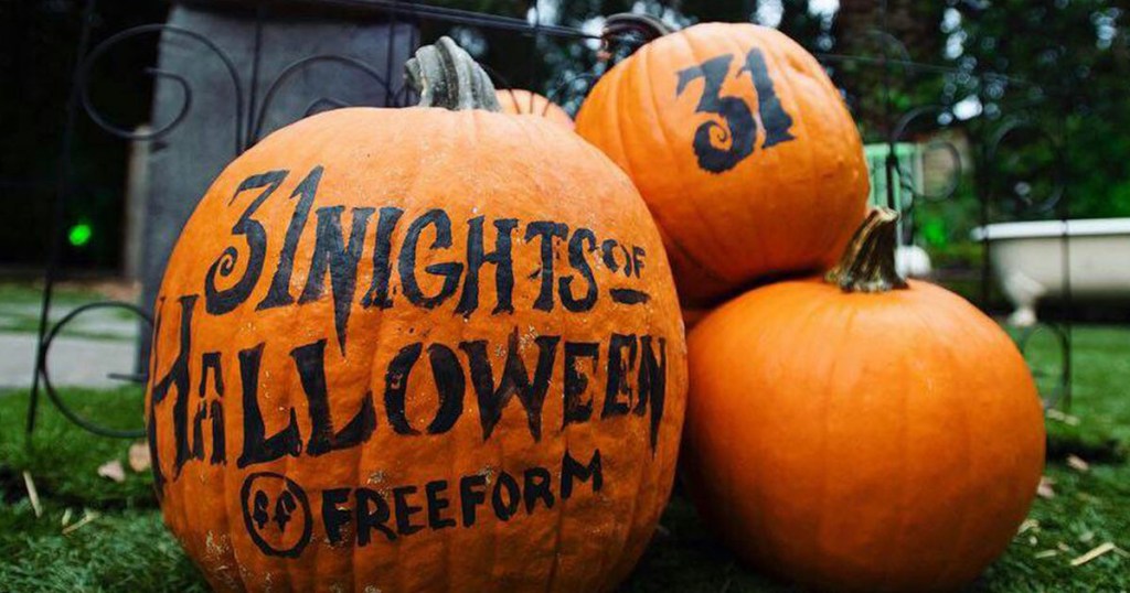 Freeform pumpkins - 31 Nights of Halloween