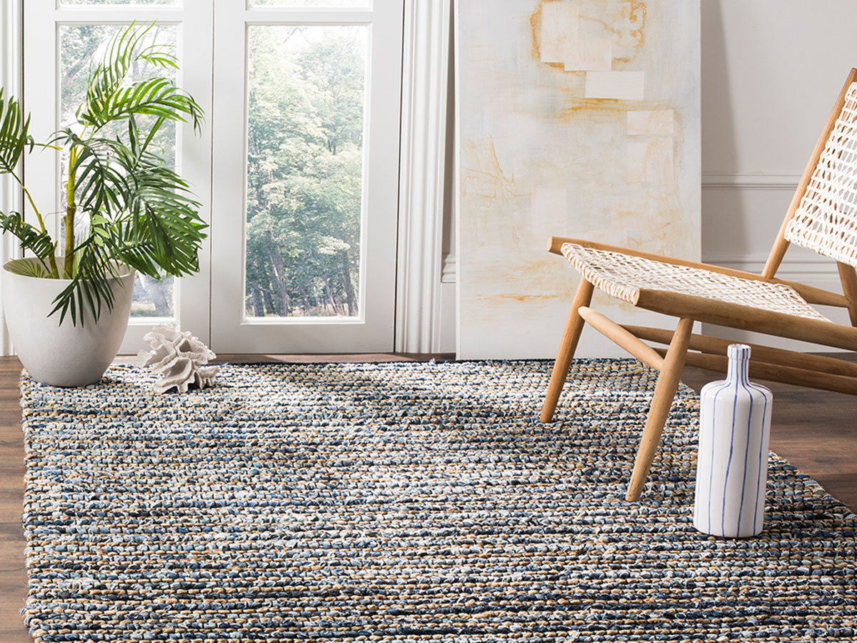 zulily blue cape rug