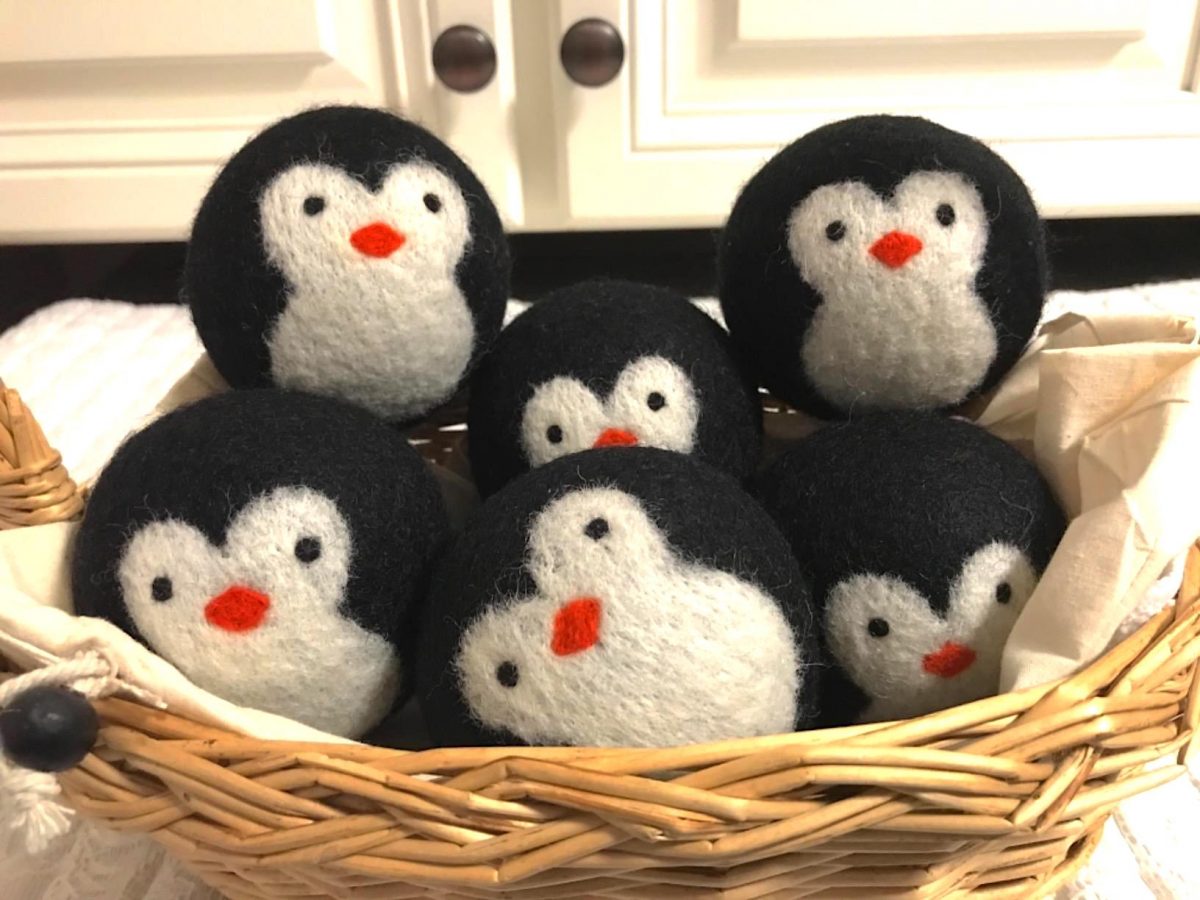 penguin wool dryer balls 