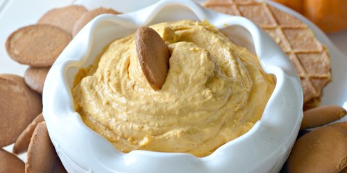 Easy 3 Ingredient Pumpkin Pie Dip (Halloween Appetizer Idea!)