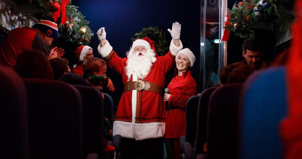 Santa on the Polar Express
