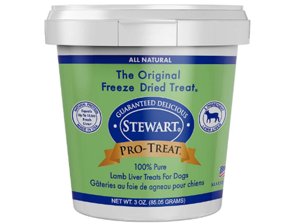 stewart freeze dried dog treat lamb stock image