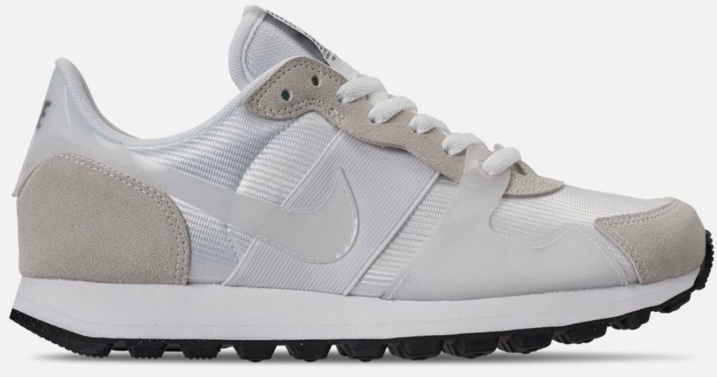 white and grey shoe